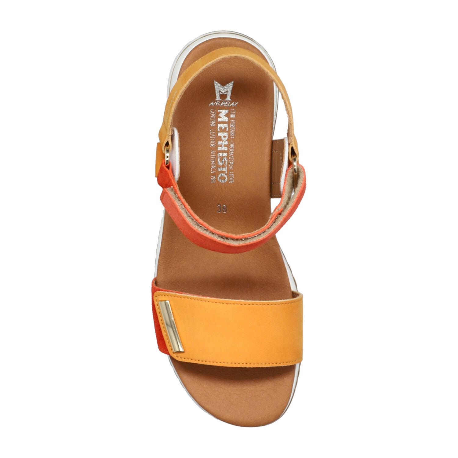 sandales femme modèle Jeanie Orange - Mephisto